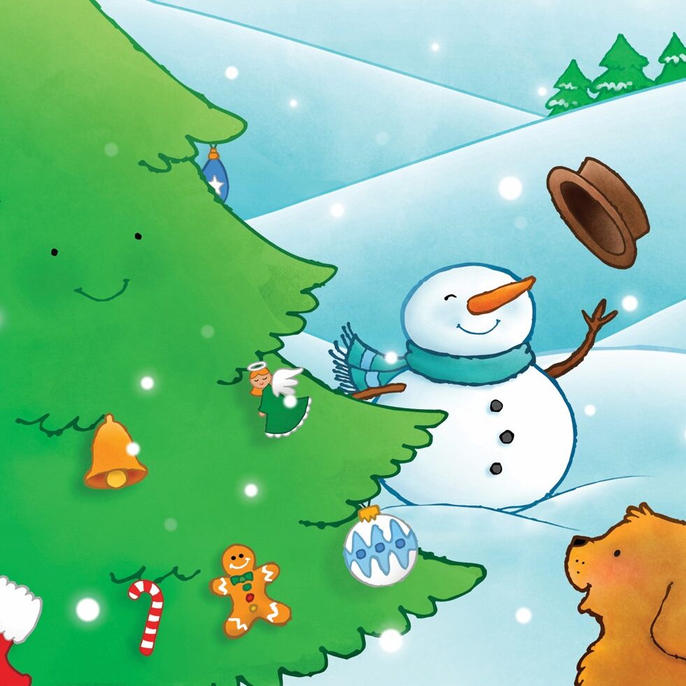 snowman holly and spruce