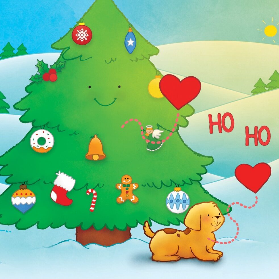 spruce and holly hearts